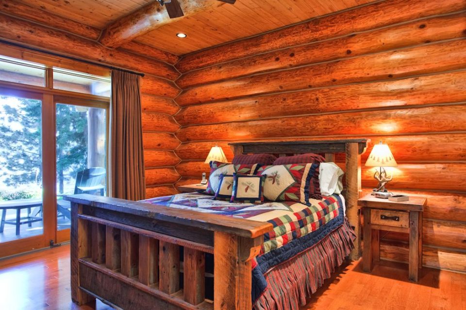 Log Cabin Bedroom