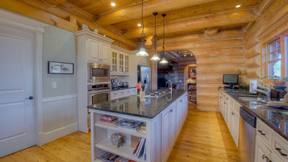 Log Home Kitchens North American Log Crafters